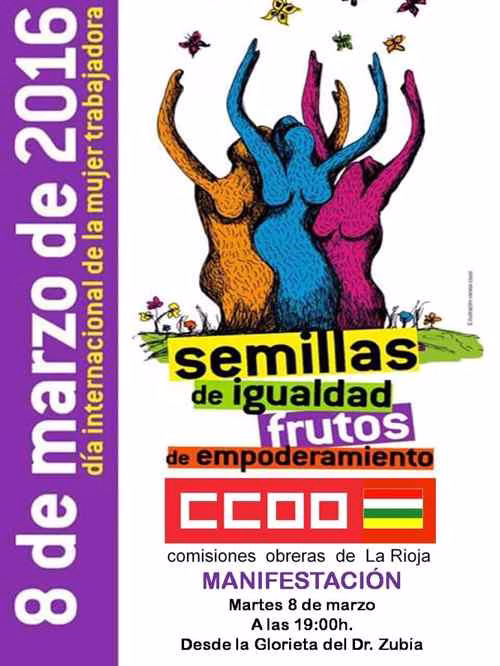 manifestación mujer La Rioja